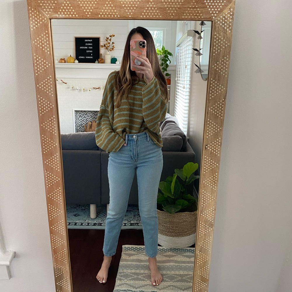 Free people Bardot sweater, size small